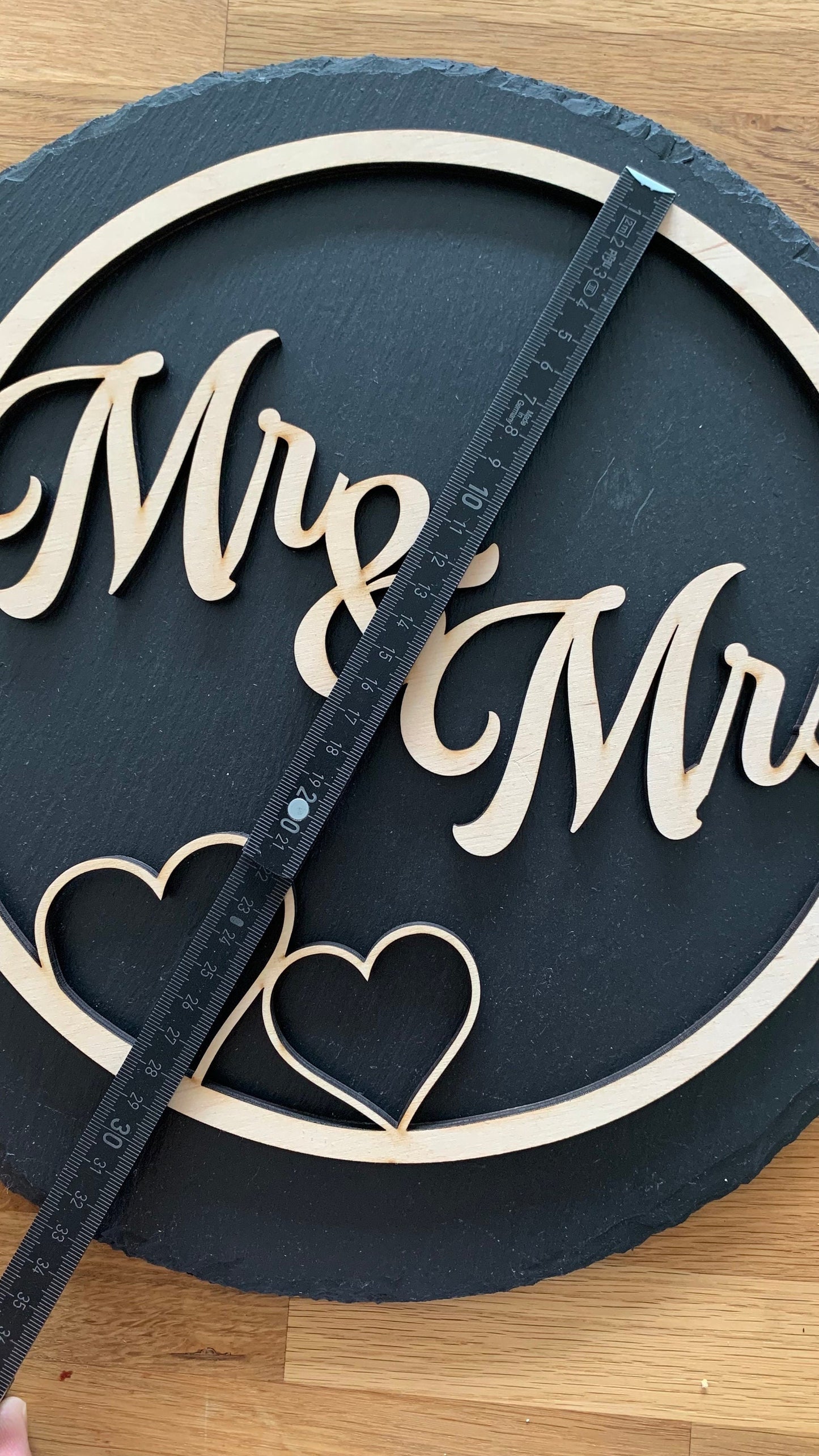 Hochzeitskranz verschiedene Größen von 10-30cm Deko Mr & Mrs Kranz MrMrs Wedding Heiraten Geschenk Brautpaar