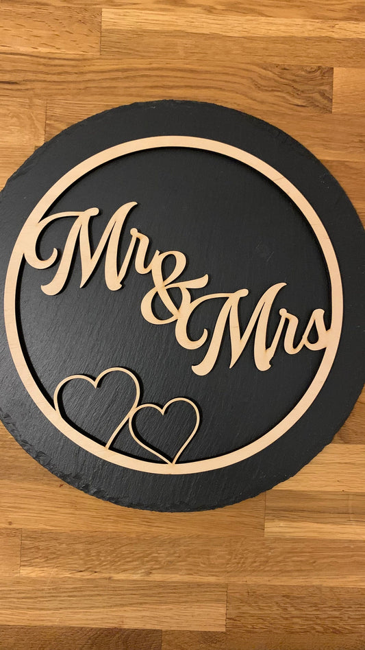 Hochzeitskranz verschiedene Größen von 10-30cm Deko Mr & Mrs Kranz MrMrs Wedding Heiraten Geschenk Brautpaar