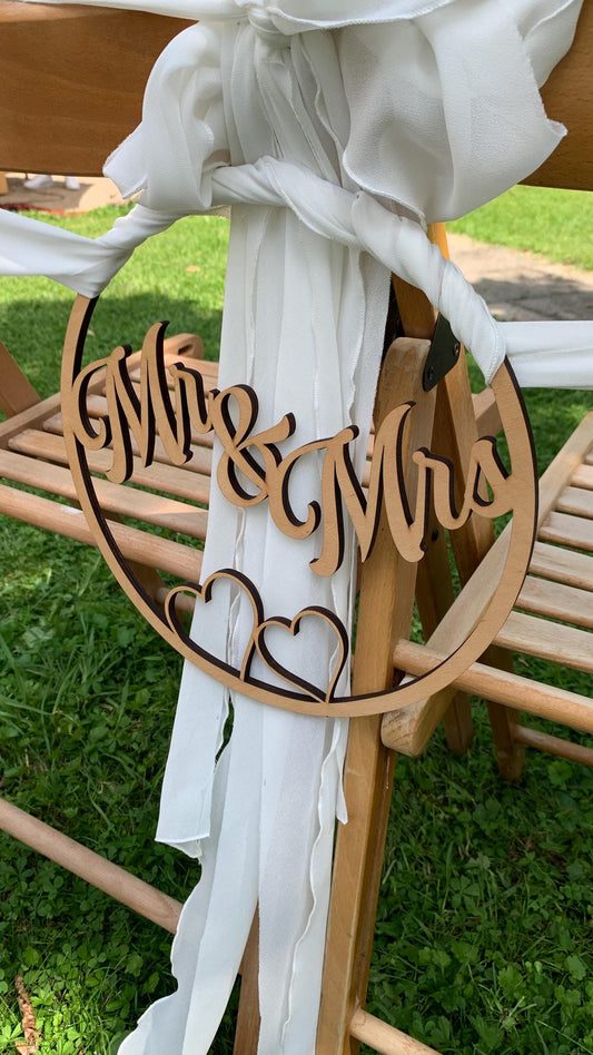 Hochzeitskranz verschiedene Größen von 10-30cm Deko Mr & Mrs Kranz MrMrs Wedding Heiraten Geschenk Brautpaar